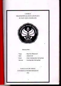 Image of Laporan Praktik Pengalaman Lapangan di MAN 1 Kota Magelang