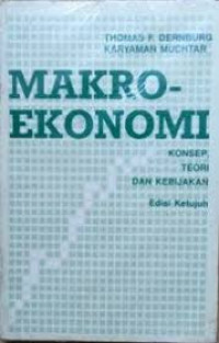 Image of MAKRO EKONOMI : Konsep Teori Dan Kebijakan