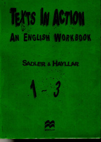 Image of Texts In Action An English Workbook 1-3